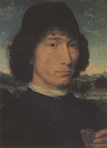 Hans Memling,Man with a Medal, Sandro Botticelli